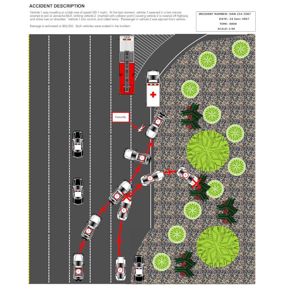Example Image: Freeway Accident Reconstruction