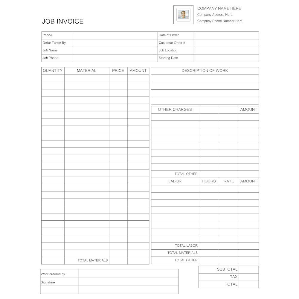 Example Image: Invoice Template 2
