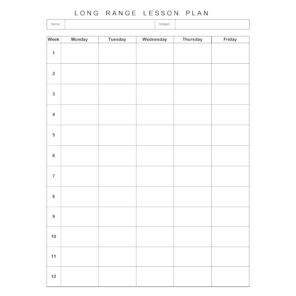 Example Image: Lesson Plan